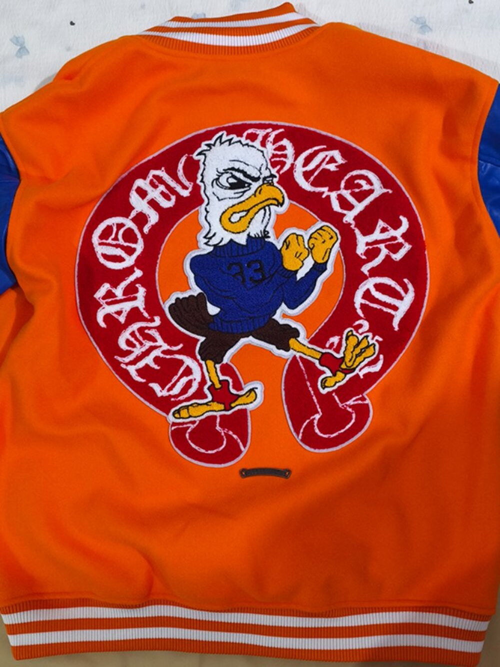 Chrome Hearts Color-Block Baseball Jacket - Picture 10 of 11